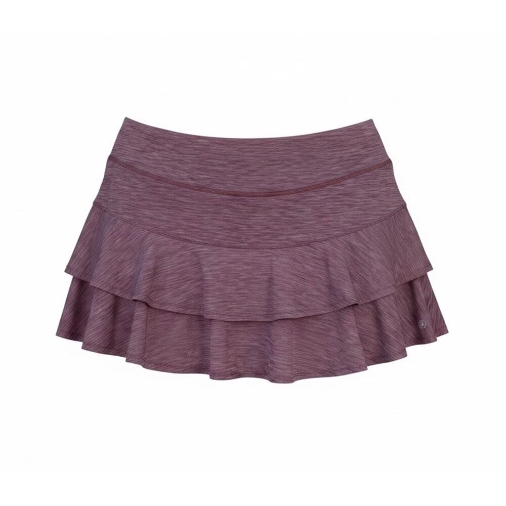 Lija Womens Two-Piece Active Set in Plum - Picture 3 of 6